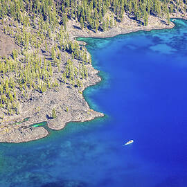 Boat adventure on the Blue Crater Lake by Pierre Leclerc Photography