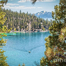 Boating Lake Tahoe by Susan Vineyard