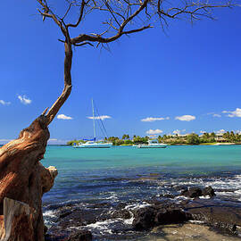 Boats At Anaehoomalu Bay