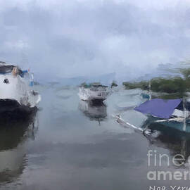 Boats at Shore by Noa Yerushalmi