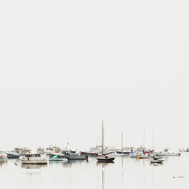 Boats in Fog by Katie Dobies