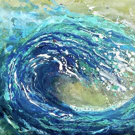 Bold Ocean Wave. by Angela Haig-Harrison