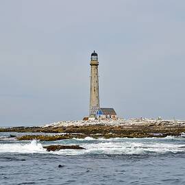 Boon Island Lighthouse by Mary Kaericher