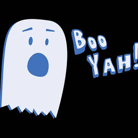 Booyah Funny Halloween Ghost by Flippin Sweet Gear