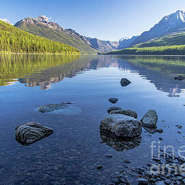 Bowman Lake Glacier National Park by Wayne Moran