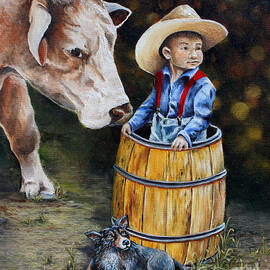 Boy in the Barrel by Pechez Sepehri