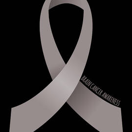 Brain Cancer Awareness Ribbon by Flippin Sweet Gear