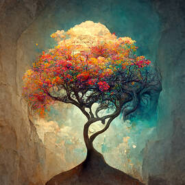 Brain  tree  with  human  head  cave  idea  concept  of  think  1e865e8a  b3e8  8681  9311  9b893bd0 by MotionAge Designs