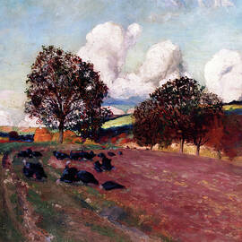Breton Landscape 1906 by Robert Delauney