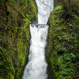 Bridal Veil Waterfall Pano by Gary Thurman