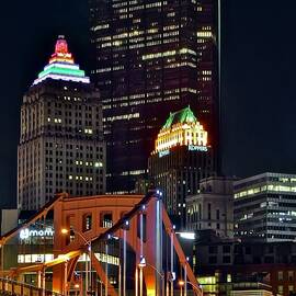 Bridge and City in Pittsburgh by Frozen in Time Fine Art Photography