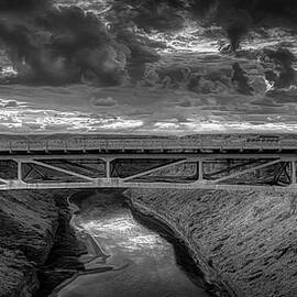 Bridge With Car ... by Chuck Caramella