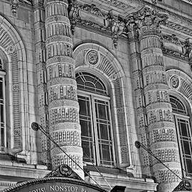 Broadway Theatre NYC  BW by Susan Candelario