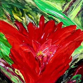 Bromeliad Flower by Gail Friedman