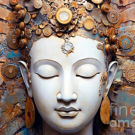 Buddha Boho wall art 10 by Mark Ashkenazi