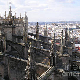 Buttresses of the Cathedral of Seville by Arkitekta Art