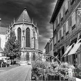 BW Eglise Saint-Martin - Colmar - Alsace - France by Paolo Signorini