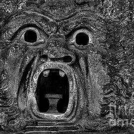 BW The Ogre - Bomarzo Monster Park - Italy by Paolo Signorini