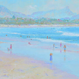 Byron Bay Beach scene Impression by Jan Matson