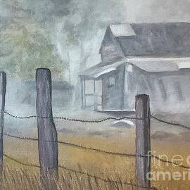 Cabin in the Mist by Sally Cox