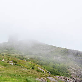 Cabot Tower on Signal Hill, Drenched in Fog 2