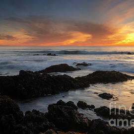 California Coast Sundown by Michael Dawson