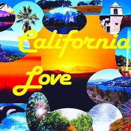 California Love Postcard by Troy Wilson-Ripsom