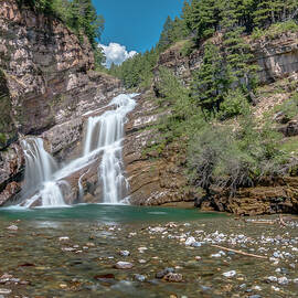Cameron Falls in Waterton National Park, Canada by Patti Deters