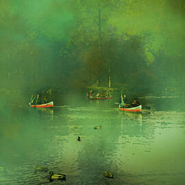 canoeing out of the fog