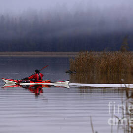 Canoeist 1 by Esko Lindell