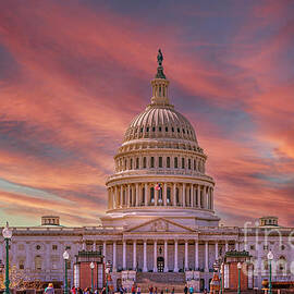 Capital Building Washington DC by David Zanzinger