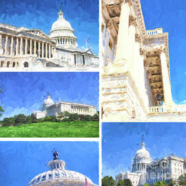 Capitol collage by Patricia Hofmeester