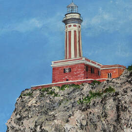 Capri Lighthouse by Zan Savage