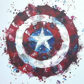 Captain America's Shield by Kimberley Rocca