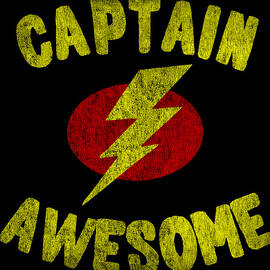 Captain Awesome Retro by Flippin Sweet Gear