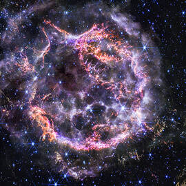Cassiopeia A NIR Cam Image from NASA James Webb Space Telescope  by Carol Japp