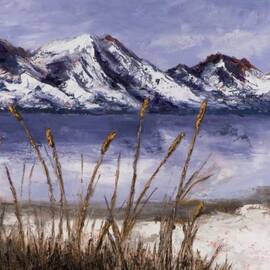 Cattails In The Snow by Darice Machel McGuire