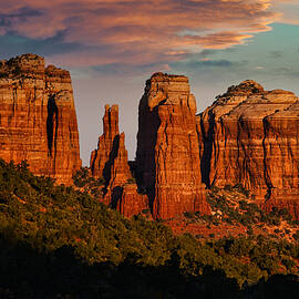 Cathedral Rock Sunrise - Sedona - Arizona by Stuart Litoff