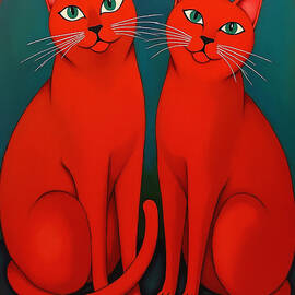 Cats Couple No.4 by My Head Cinema