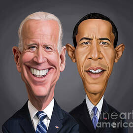 Celebrity Sunday - Joe Biden and Barack Obama by Rob Snow