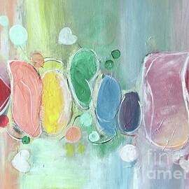 Chakra Love Happiness abstraction  by Susanna Schorr