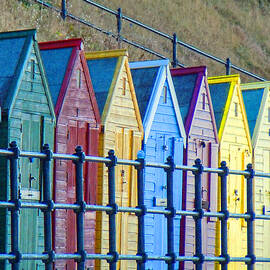 Changing Huts, Mundesley by Brian Shaw