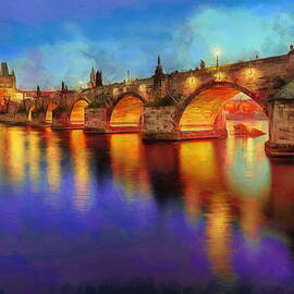 Charles Bridge by Jerzy Czyz