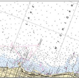 CHICAGO AND SOUTH SHORE LAKE MICHIGAN WILMETTE TO INDIANA HARBOR PAGE 29, NOAA CHART 14926_31 by Nautical Chartworks