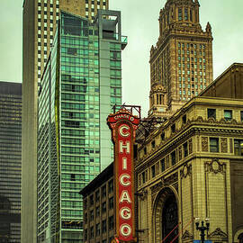 Chicago Theater on State Street by Dodie Ross