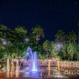Children's Fountain in Downtown Venice, Florida by Liesl Walsh