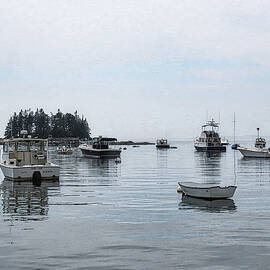 Chilly Day At Cape Harbor by Scott Loring Davis