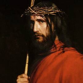 Christ with Thorns by Carl Bloch