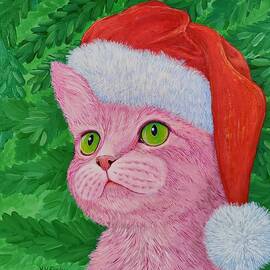 Christmas cat by Vladimir Frolov