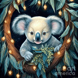 Christmas Koala by Jutta Maria Pusl